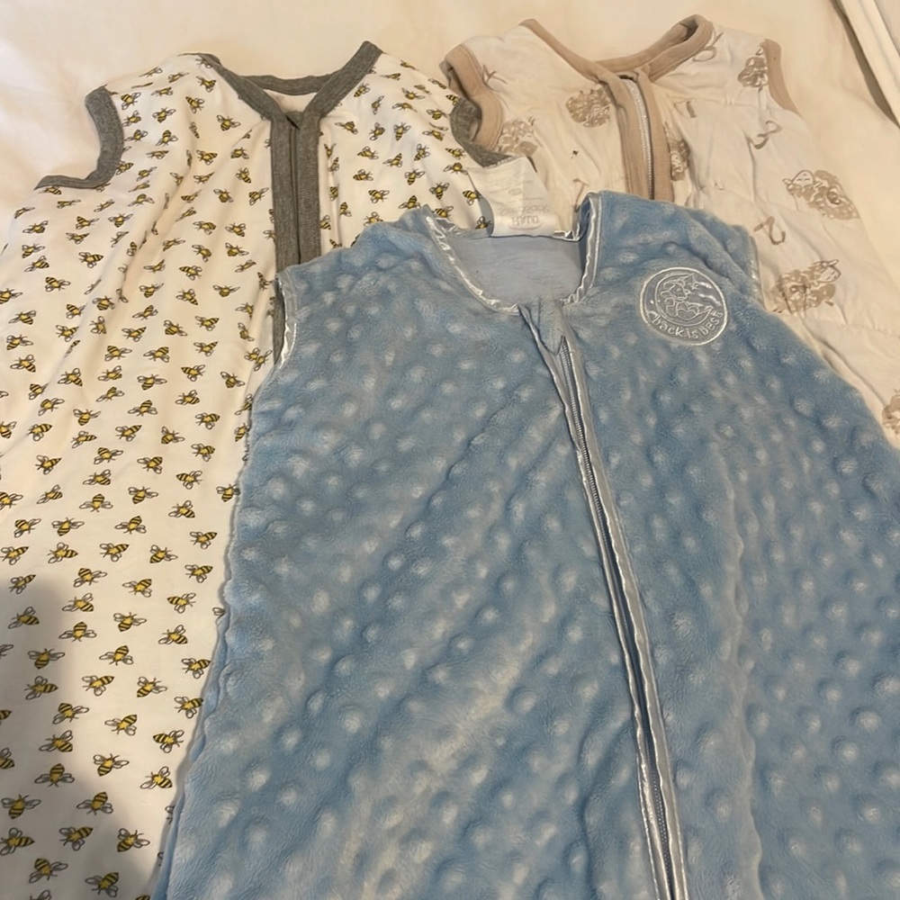 Baby wearable blanket bundle